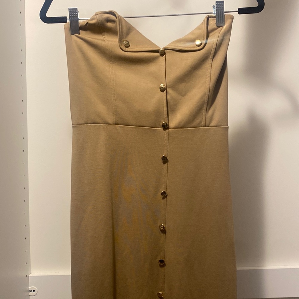 Sexy strapless dress